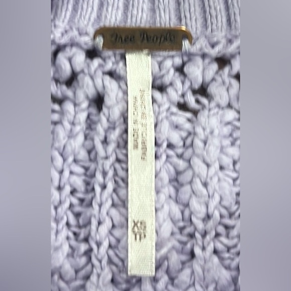 Free people purple pandora boat neck crop cotton sweater
Size XS - Picture 9 of 11
